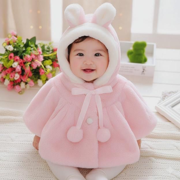 Soft Pink Bunny Jacket